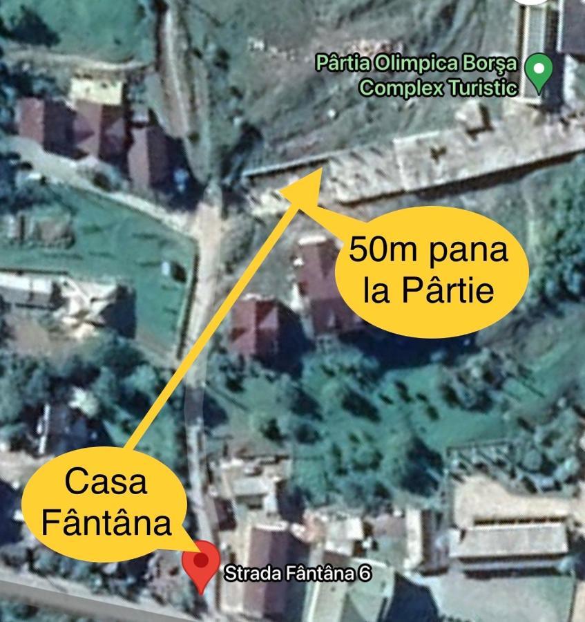 Casa Fantana - La Poalele Muntilor -50 De Metri De Partia Olimpica Villa Statjunea Borsa ภายนอก รูปภาพ